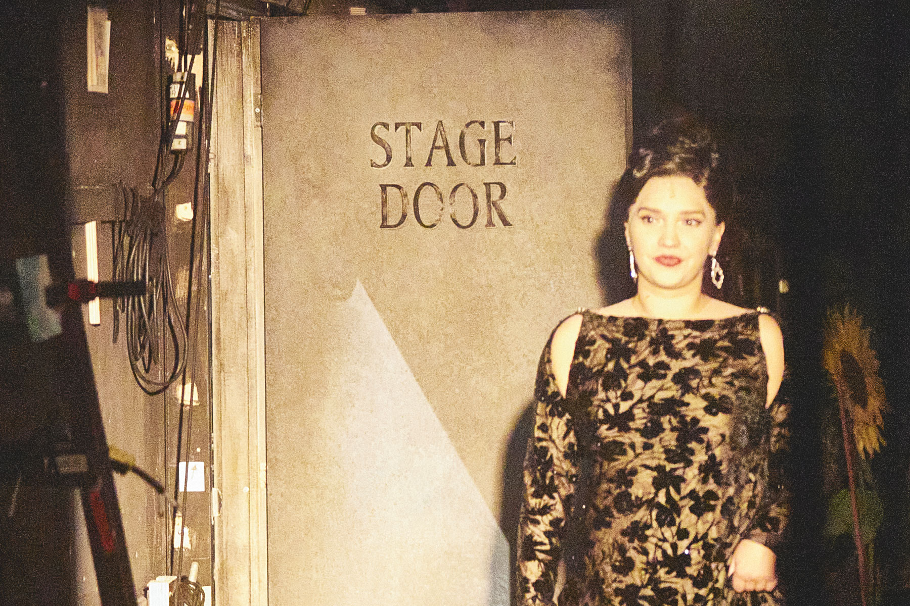 Julie Lumsden backstage (<em>Gypsy</em>, 2023)