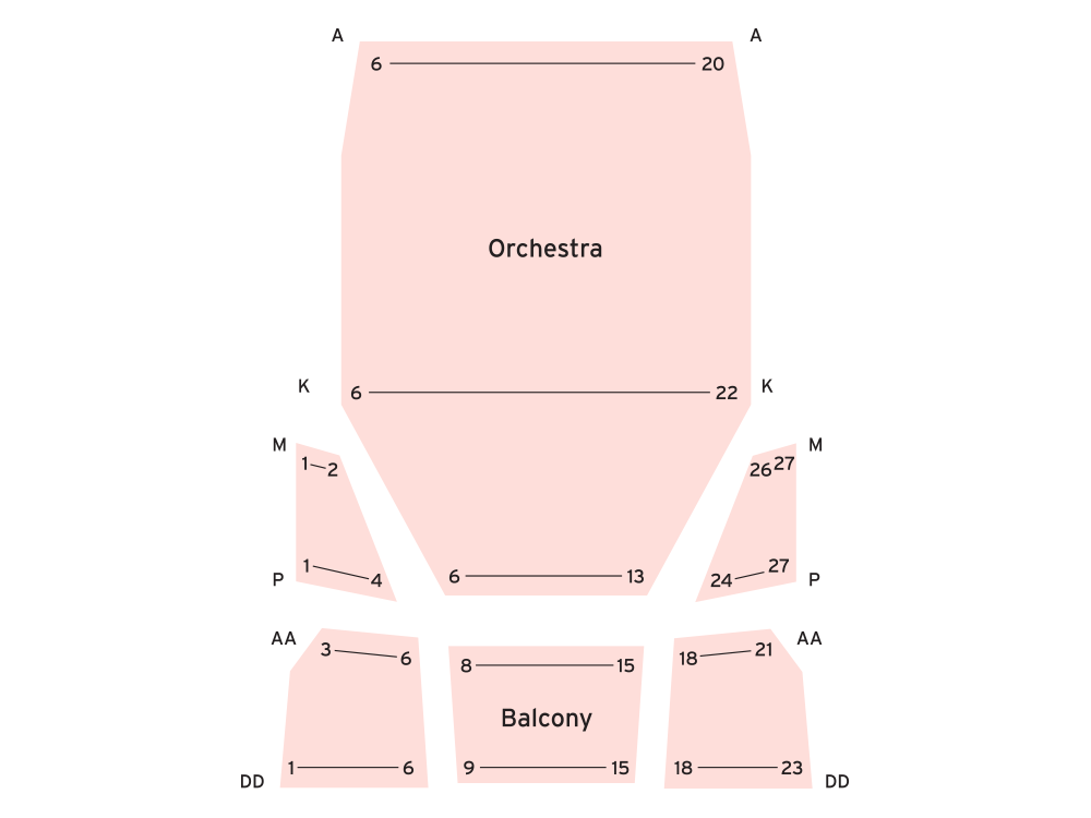 Ted Shawn Theater Seating Chart
