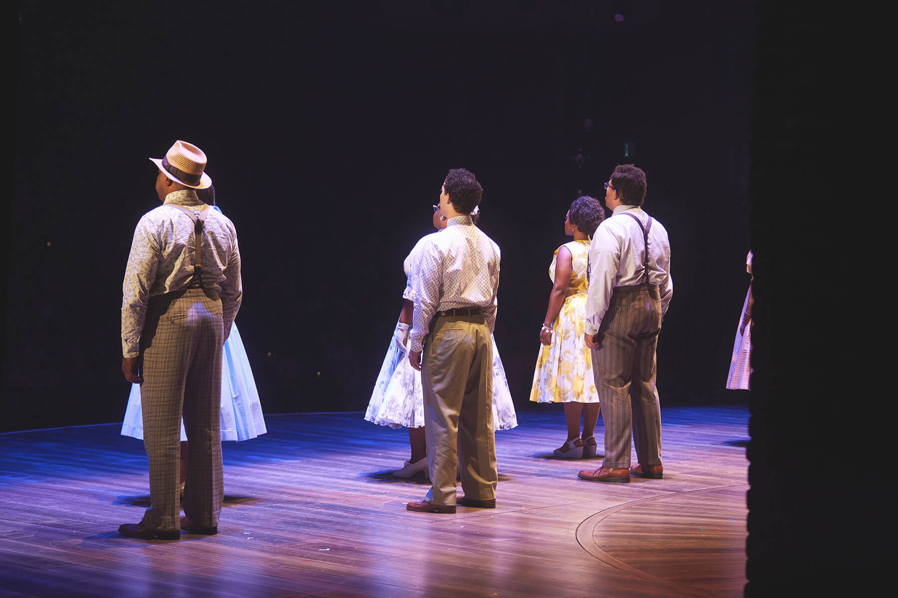 The cast of <em>The Amen Corner</em>.
