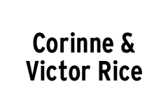Corinne and Victor Rice wordmark