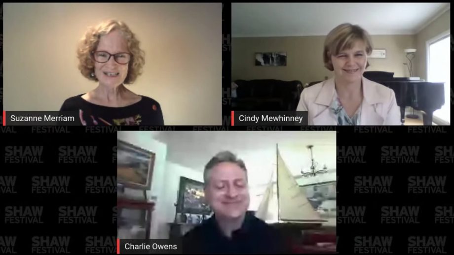 Suzanne Merriam, Cindy Mewhinney and Charlie Owens virtual Shaw Encounters