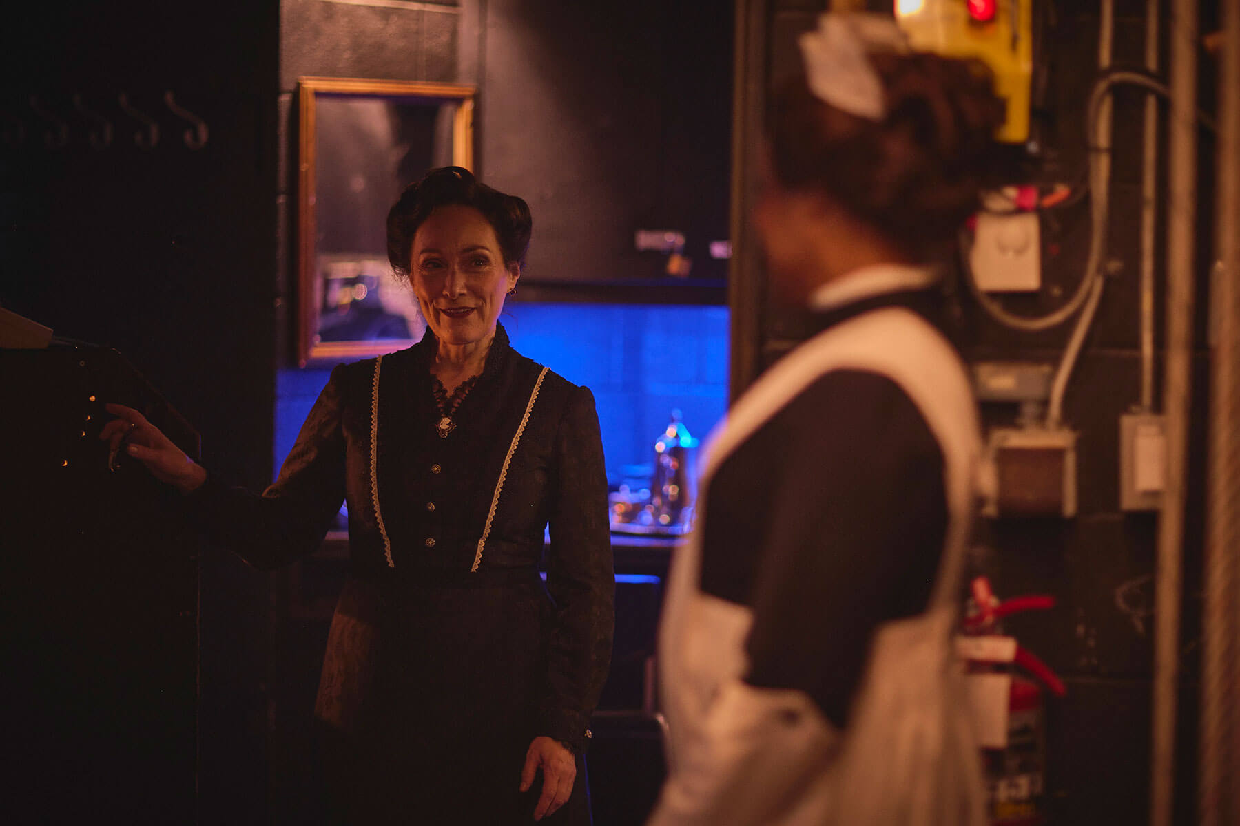 Patty Jamieson and Kiera Sangster backstage (<em>My Fair Lady</em>, 2024)