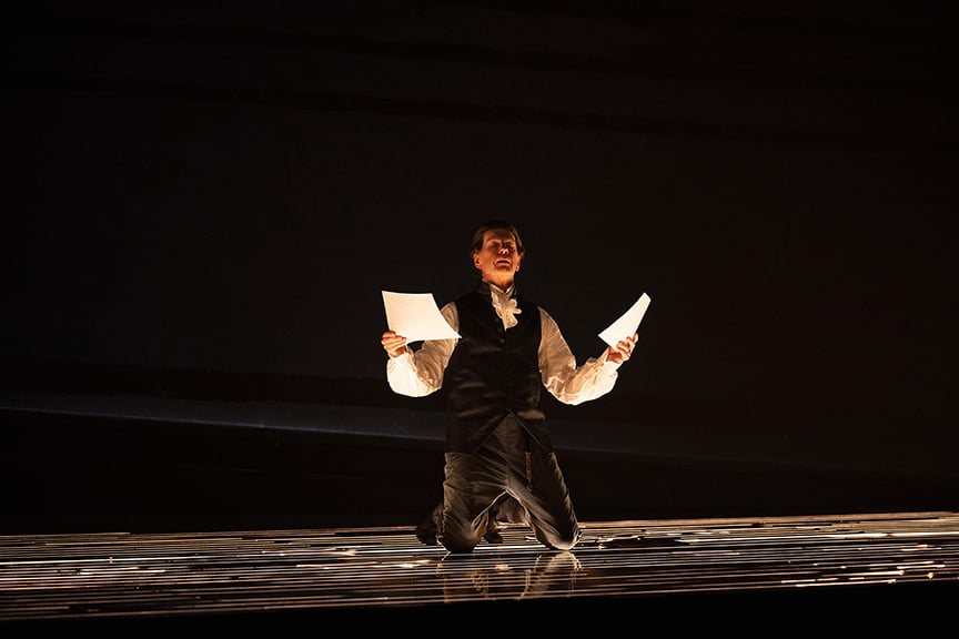 Tom Rooney in Amadeus. Photo by David Cooper.