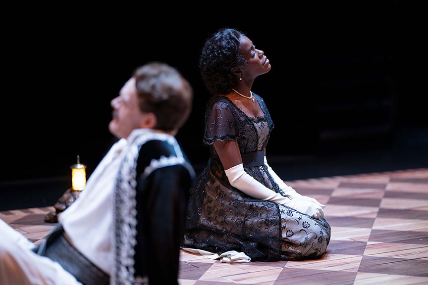 Martin Happer and Allison Edwards-Crewe in Heartbreak House. Photo by David Cooper.