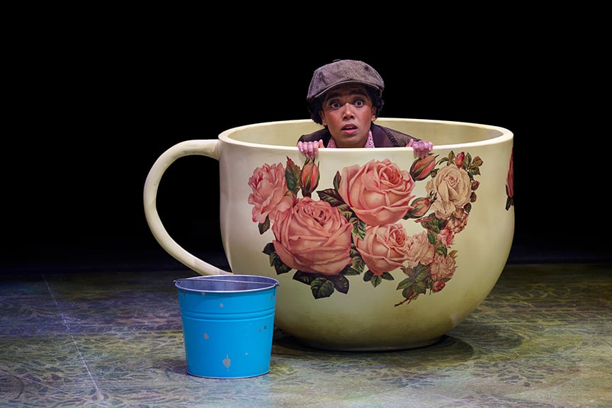 Gabriella Sundar Singh as Mole in The Wind in the Willows. Photo by Michael Cooper.
