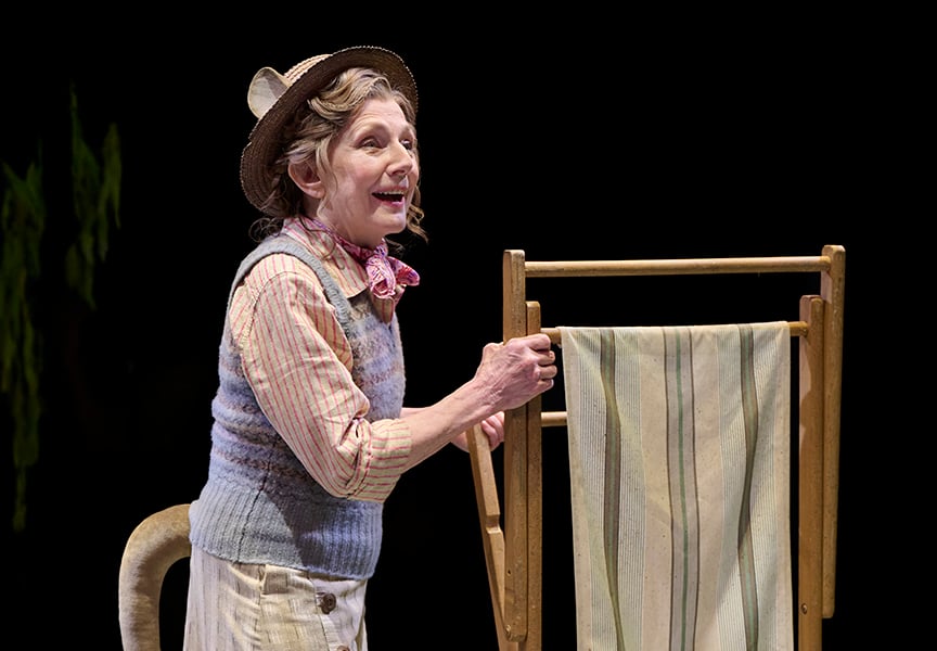 Sharry Flett as Rat in The Wind in the Willows. Photo by Michael Cooper.