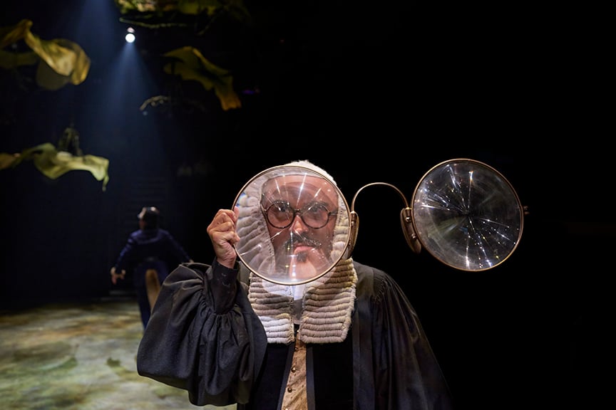 Qasim Khan as Judge in The Wind in the Willows. Photo by Michael Cooper.