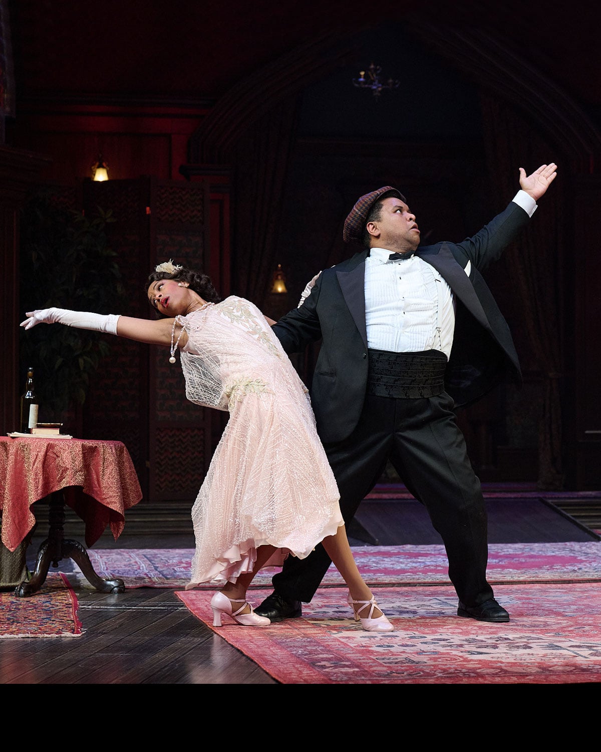 Camille Eanga-Selenge and Peter Fernandes in One for the Pot. Photo by Michael Cooper.