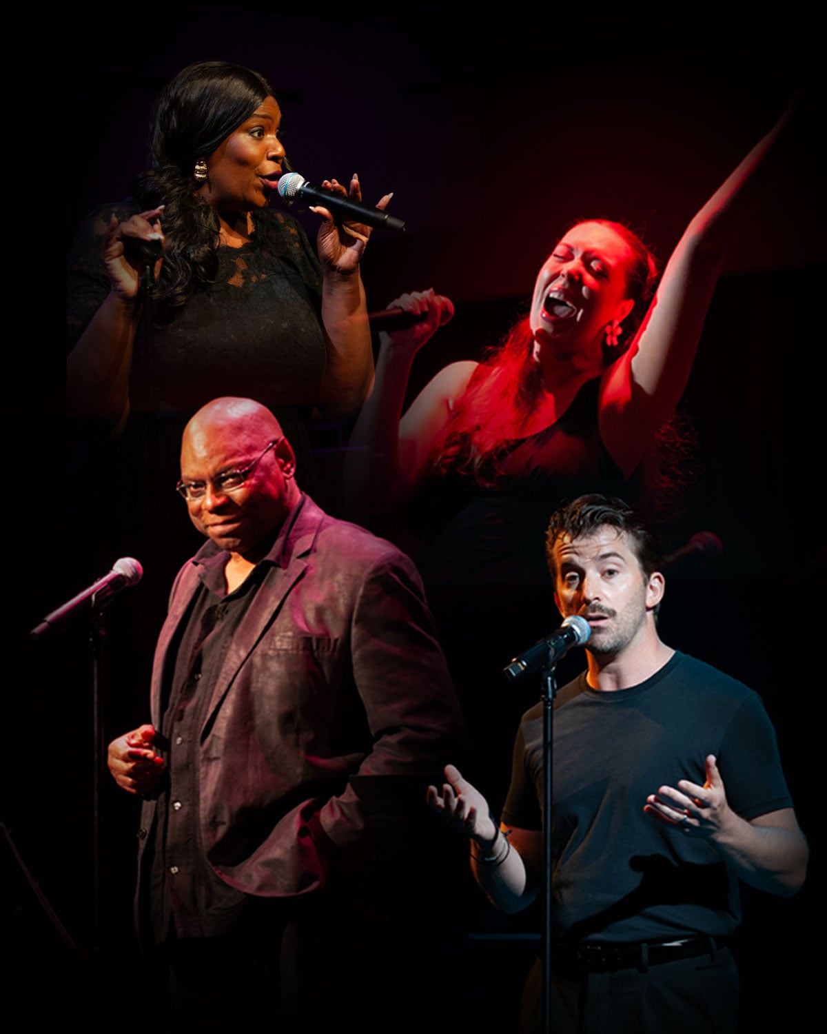 Alana Bridgewater, Mikayla Stradiotto, Jeremiah Sparks and Daniel Greenberg in Perfect Pairings. Photos by Jeff MacKay.